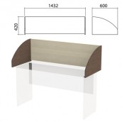 Экран-перегородка "Канц" 1432х600х420 мм, цвет дуб молочный/венге (КОМПЛЕКТ С ФУРНИТУРОЙ)