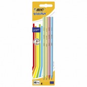 Карандаши чернографитные BIC Evolution "Stripes", НАБОР 4 шт., HB, пластиковые, блистер, 918485