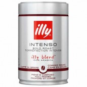 Кофе в зернах ILLY "Intenso" ИТАЛИЯ, 250 г, в жестяной банке, арабика 100%, ИТАЛИЯ, 1819