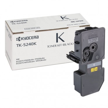 Тонер-картридж KYOCERA (TK-5240K) P5026cdn/w/M5526cdn/w, ресурс 4000 стр., цвет черный, оригинальный, 1T02R70NL0