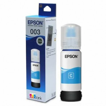 Чернила EPSON 003 (C13T00V298) для СНПЧ EPSON L3210/L3216/L3218, голубые, ОРИГИНАЛЬНЫЕ