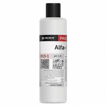 Средство для уборки после строительства, 1 л, PRO-BRITE ALFA-19, кислотное, концентрат, 013-1