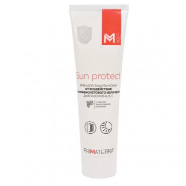 Крем защитный 100 мл, M SOLO SUN PROTECT, от УФ-излучения диапазонов А,В,С, универсальный